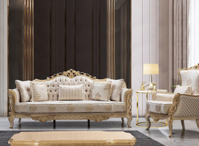 Sofa set 3+1 sofa armchair living room luxury sofa set textile new